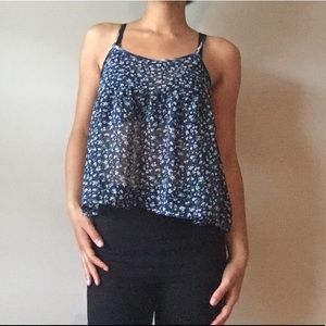 Floral Spaghetti Strap Top